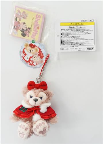 ディズニー Duffy and Friends ぬいぐるみストラップ ダッフィーのクリスマス2013 シェリーメイ 【東京ディズニーシー限定】