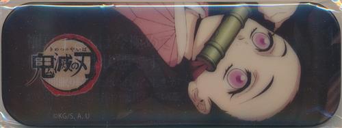 鬼滅の刃×ufotable DINING テレビアニメ 鬼滅の刃シリーズ全編再放送 Dialogue Collection DINING～台詞を集めるダイニング～ 第二期 お楽しみくじ景品 レンチキュラー台詞ロング缶バッジ F 竈門禰豆子