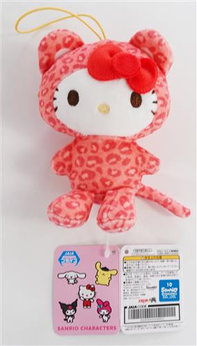 サンリオキャラクターズ ヒョウかぶりちょいデカマスコット ハローキティ