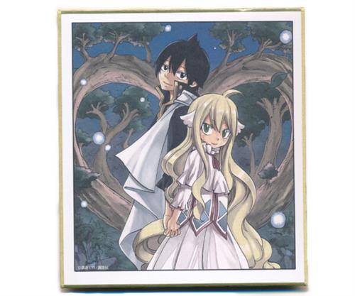 FAIRY TAIL 版画展 -RISE- トレーディングミニ色紙 ゼレフ・ドラグニル&メイビス・ヴァーミリオン