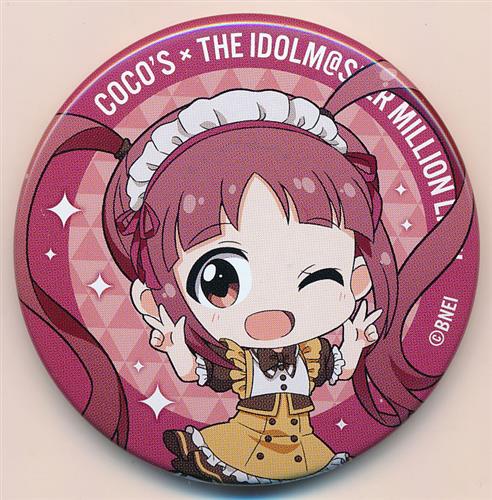 アイマス ミリマス ココス コラボ 缶バッジ 松田 亜利沙 アイドルマスター ミリオンライブ!×ココス オリジナル缶バッジ