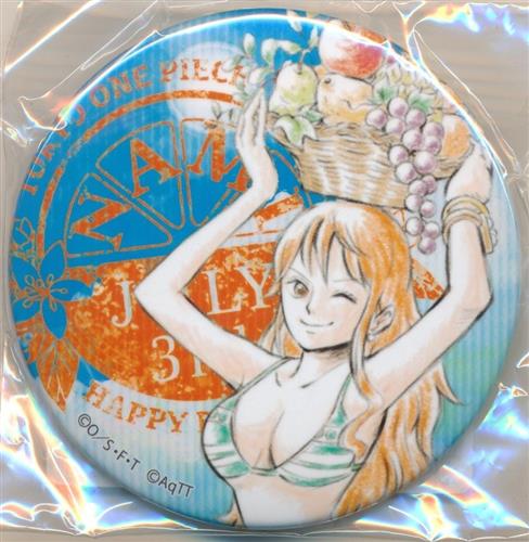 ONE PIECE バースデイ缶バッジ 2019 ナミ 【麦わらストア 東京ワンピースタワー店限定】
