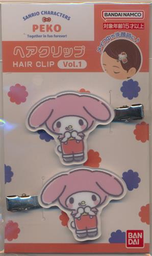 PEKO×サンリオキャラクターズ ヘアクリップ vol.1 2.マイメロディ