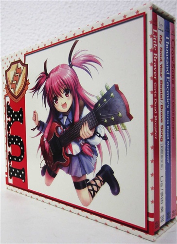 Angel Beats! Crow Song+Thousand Enemies+My Soul,Your Beats!/Brave Song 初回限定盤+Little Braver+ゲーマーズCD連動購入特典収納BOXセット [Girls Dead Monster]