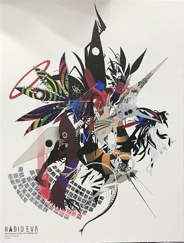 新世紀エヴァンゲリオン RADIO EVA 397 EVA Canvas Art (illustration)使徒(KENTA KAKIKAWA)