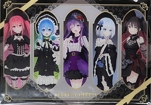 【未開封】デート・ア・ライブV ラッキー缶バッジBOX ラッキーエンド賞 A4アクリルパネル 集合
