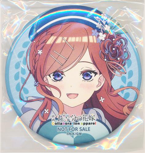 五等分の花嫁×UNDER GROUND CIRCUS コラボレーションアパレル 第4弾 缶バッジ 中野三玖 A