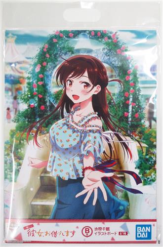 彼女お借りします　一番くじ　B賞タペストリー 一番くじ 彼女、お借りします B賞 水原千鶴 イラストボード ｲﾁﾊﾞﾝｸｼﾞ