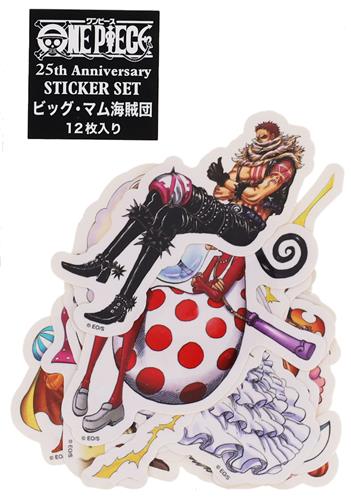 ONE PIECE 25th Anniversary STICKER SET ビッグ・マム海賊団 12枚入り