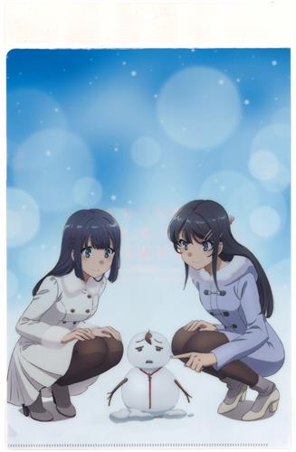 青春ブタ野郎はゆめみる少女の夢を見ない クリアファイル2枚セット A 桜島麻衣&牧之原翔子