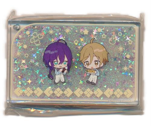 あんさんぶるスターズ!!×アニメイトカフェ スノードーム風リキッドアクリルキーホルダー 礼瀬マヨイ&真白友也