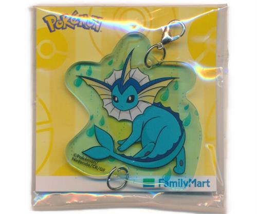 ポケットモンスター×ファミリーマート イーブイたちがファミマに大集合! 第1弾 対象商品購入特典 オリジナルアクリルキーホルダー シャワーズ