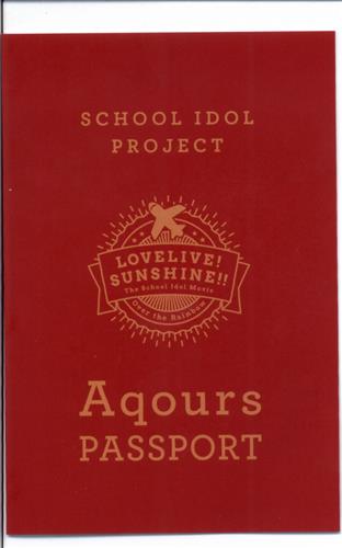 ラブライブ!サンシャイン!! The School Idol Movie Over the Rainbow Welcome to Theater! Aqoursスペシャルメッセージカード 【来場者特典/入場者特典】