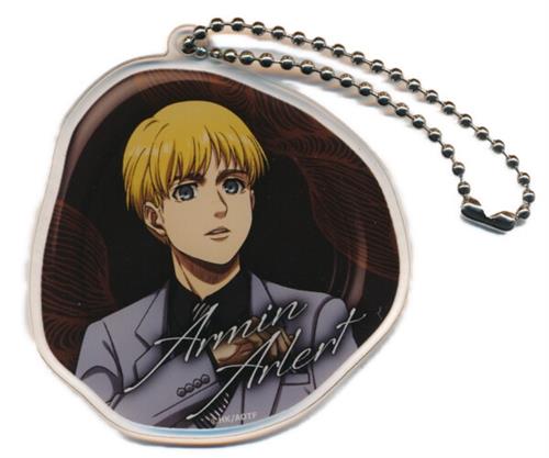 進撃の巨人 The Final Season×カラオケの鉄人 -The Best Collection 2020-2024- トレーディングアクリルキーホルダー Black Formal アルミン・アルレルト