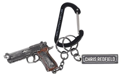 映画 バイオハザード:デスアイランド 銃キーホルダー サムライエッジ クリス・レッドフィールド