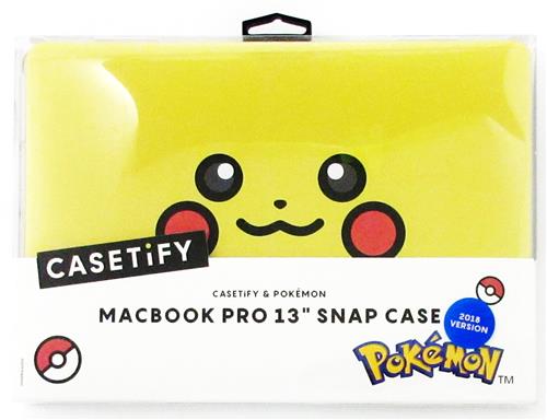 ポケットモンスター CASETiFY & Pokemon Macbook Pro 13 Snap case 2018 Version ピカチュウ