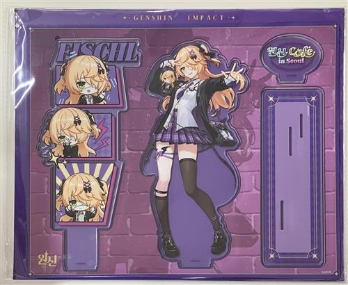 【未開封】原神 COFFEEコラボ モンドシリーズ アクリルスタンドプレート フィッシュル