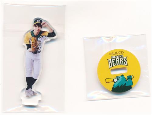 ACTORS☆LEAGUE in Baseball 2025 DIAMOND BEARS選手ランダムミニアクリルスタンド 結城伽寿也