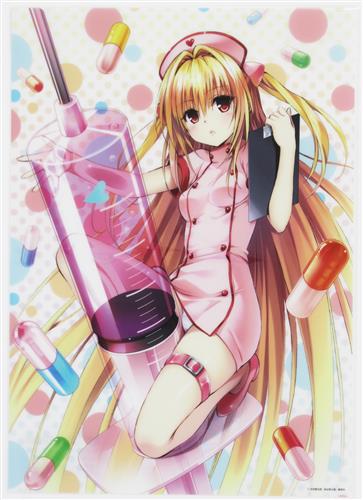 To LOVEる -とらぶる- 15周年記念 原画展 A3クリアポスター 金色の闇
