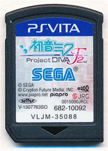 初音ミク -Project DIVA- f 2nd (PSvita版) (箱説なし) 【PS VITA】