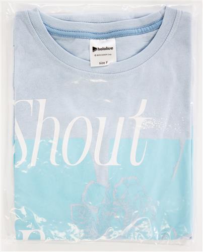【未開封】ホロライブ "Shout in Crisis" T-shirt(Tシャツ) Light Blue 星街すいせい 【Hoshimachi Suisei 2nd Solo Live "Shout in Crisis"】