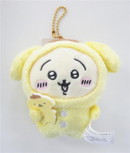 ちいかわ ナガノフレンズ×サンリオキャラクターズ マスコットホルダー うさぎ×ポムポムプリン