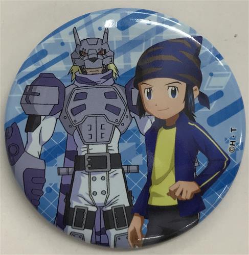 デジモンフロンティア DIGIMON ANIMATION 25th Anniversary in DiverCity Tokyo Plaza 缶バッジ 源輝二&ヴォルフモン
