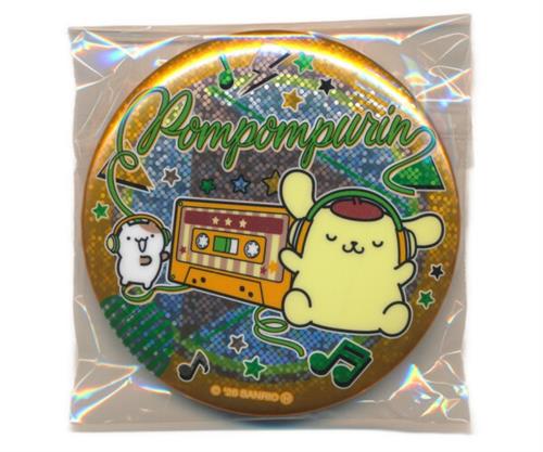 サンリオキャラクターズ キラキラBIG缶バッジ 2 ポムポムプリン