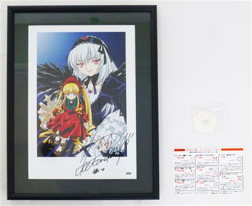 ローゼンメイデン・トロイメント 複製原画 水銀燈&真紅 ﾛｰｾﾞﾝ