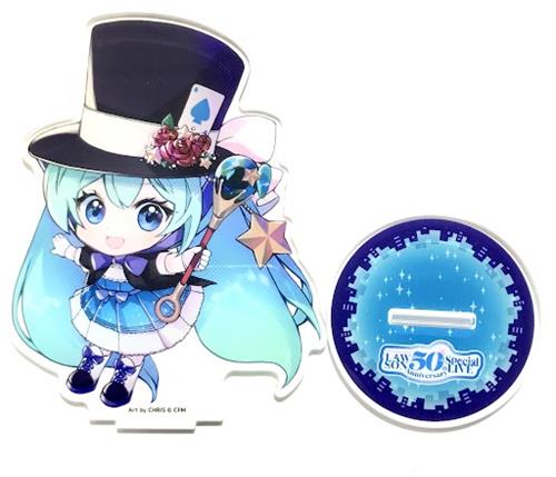 初音ミク LAWSON 50th Anniversary Special LIVE ビッグアクリルスタンド ミニキャラ (リバイバル) 初音ミク