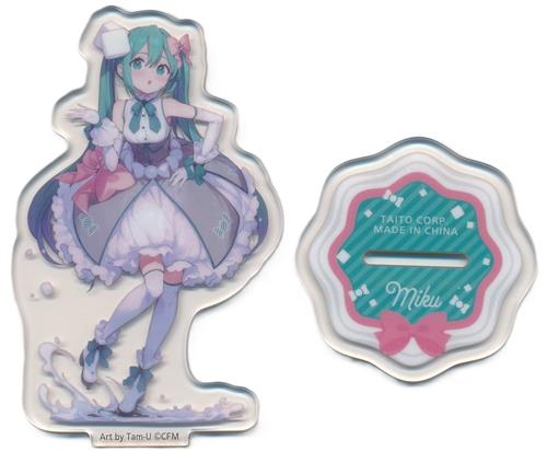 タイトーくじ 初音ミク 39(ミク)の日 記念くじ 2nd season D賞 クリアスタンド 初音ミク Melty Sugar ver.