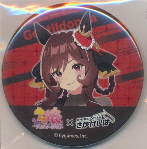 ウマ娘 プリティーダービー 佐賀競馬場presents ウマ娘 プリティーダービー×劇場版 ゾンビランドサガコラボ ゆめぎんがパラダイス POP UP STORE in 佐賀競馬場 缶バッジ ジェンティルドンナ