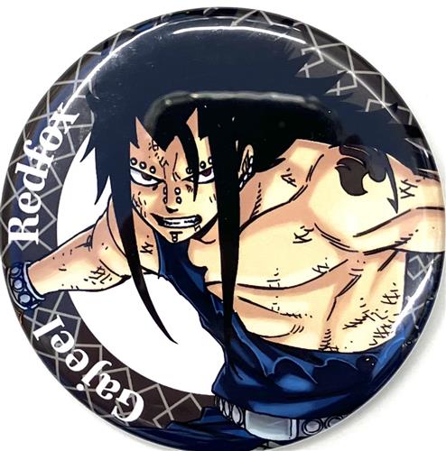 FAIRY TAIL 連載15周年記念 FAIRYTAIL版画展 トレーディング缶バッジ ガジル・レッドフォックス