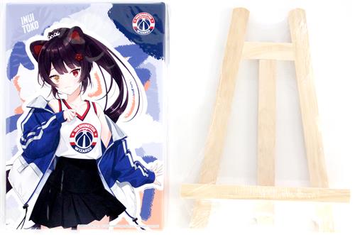 【未開封】にじさんじ/NIJISANJI EN×NBA×楽天コレクション 第2弾 【Eastern】 S-12賞 キャラファインキャンバスボード 戌亥とこ Washington Wizards