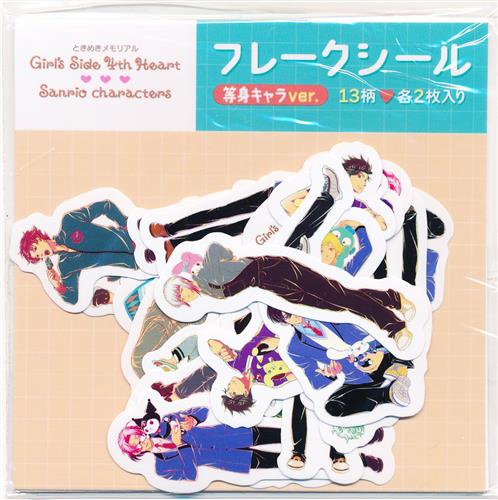 ときめきメモリアル Girl's Side 4th Heart×サンリオキャラクターズ フレークシール 等身キャラver.