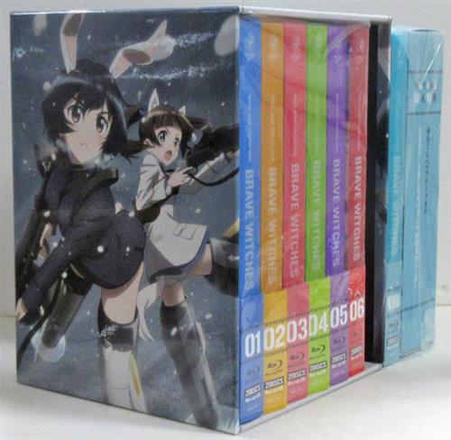 ブレイブウィッチーズ 限定版 全7巻+ソフマップ全巻購入特典 全巻収納BOXセット 【ブルーレイ】