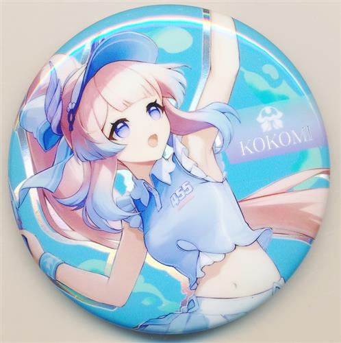 原神×脈動+電解質(Mizone) コラボホログラム缶バッジ 珊瑚宮心海
