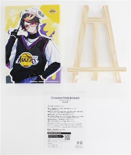 にじさんじ/NIJISANJI EN×NBA×楽天コレクション 第2弾 【Western】 S-20賞 キャラファインキャンバスボード 闇ノシュウ Los Angeles Lakers
