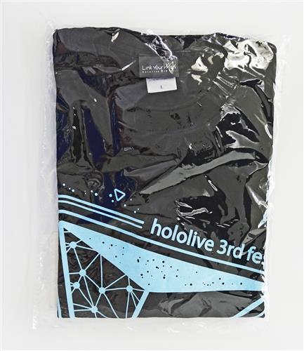 【未開封】ホロライブ hololive 3rd fes. Link Your Wish Tシャツ Black (Lサイズ)