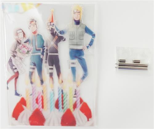 NARUTO-ナルト- 疾風伝 アクリルパネル 縁シリーズ KAKASHI2023 ミナト班