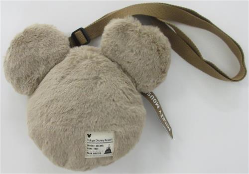 ディズニー ショルダーバッグ ミッキーシェイプ(ブラウン) 【東京ディズニーリゾート限定】