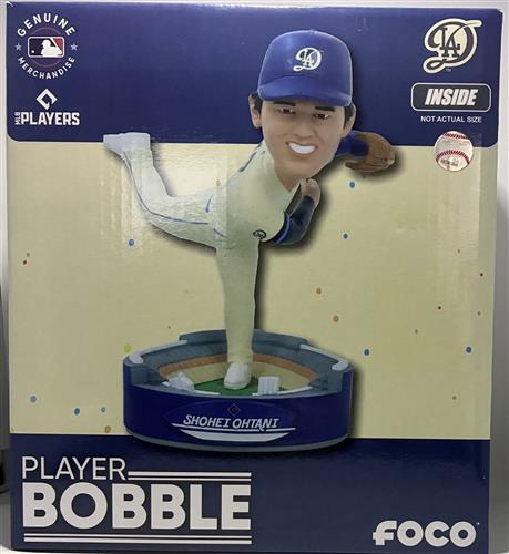 PLAYER BOBBLE SHOHEI OHTANI - MLB公式 Rising Again:Pitcher's Return ドジャース球場台座付 大谷翔平 【フィギュア】[FOCO]
