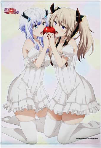 魔王学院の不適合者 ～史上最強の魔王の始祖、転生して子孫たちの学校へ通う～ B2タペストリー ミーシャ・ネクロン&サーシャ・ネクロン 【ソフマップ/アニメガ BD/DVD全巻購入特典】