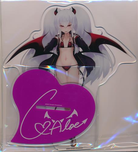 コナミ プレミアムくじ ONLINE ボンバーガール「グリム・アロエ」がいっぱいくじ B-3賞 ちょうどいい! BIGアクリルスタンド B グリム・アロエ (水着)