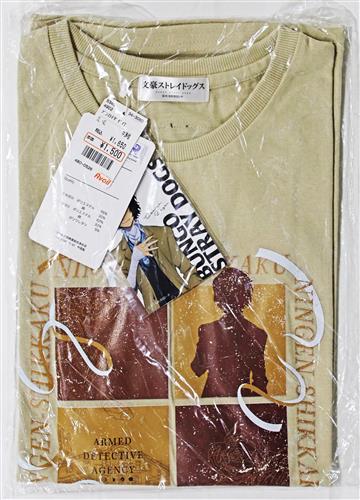 文豪ストレイドッグス×Avail Tシャツ(ステッカー付) 太宰治 レディース (3L-4Lサイズ)