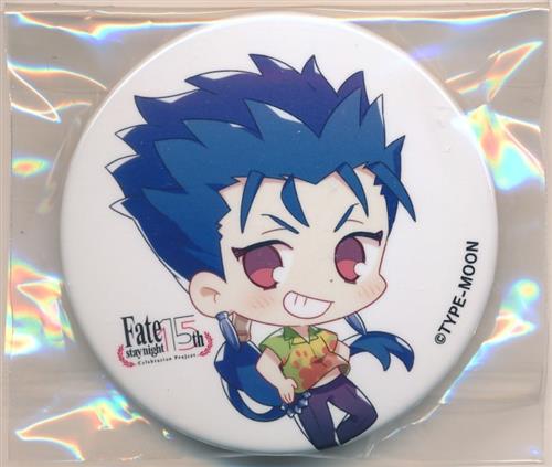 Fate/stay night TYPE-MOON展 Fate/stay night -15年の軌跡- 描き下ろしミニキャラ コレクション缶バッジ vol.1 ランサー