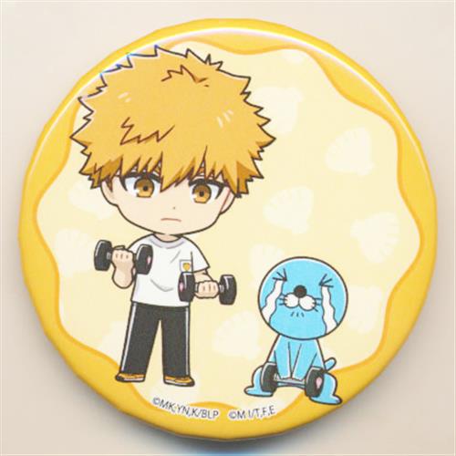 ブルーロック×ぼのぼの 缶バッジ 國神錬介&ぼのぼの