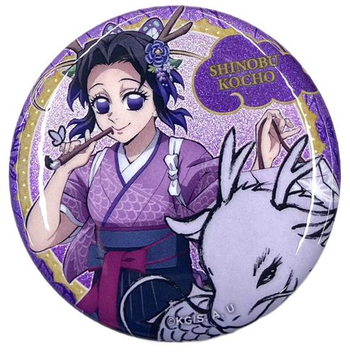 鬼滅の刃 アニメ伍周年記念祭~後夜祭~ in ufotable Cafe×マチ★アソビCAFE×ufotable DINING 辰年ランダム缶バッジ 胡蝶しのぶ