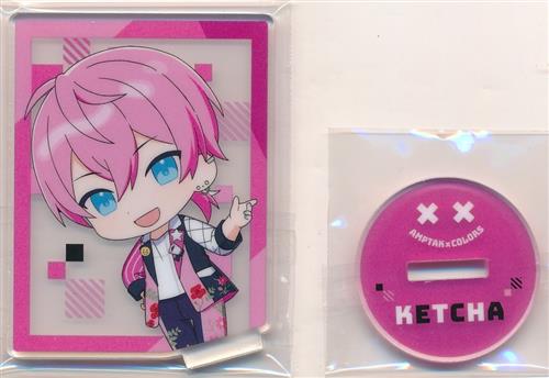 AMPTAKxCOLORS×カラオケまねきねこ ランダムミニカードアクスタ(RAINBOW×PATROL ver.) けちゃ デフォルメ