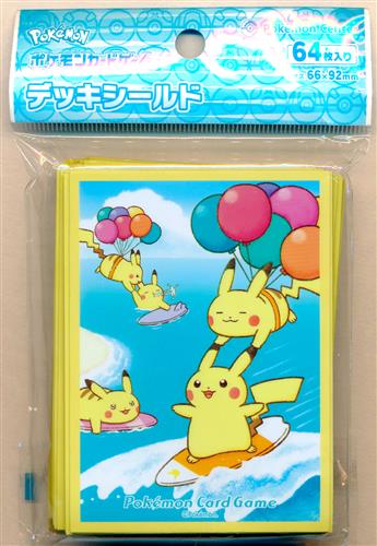 ポケットモンスター ポケモンカードゲーム デッキシールド なみのりピカチュウ&そらをとぶピカチュウ